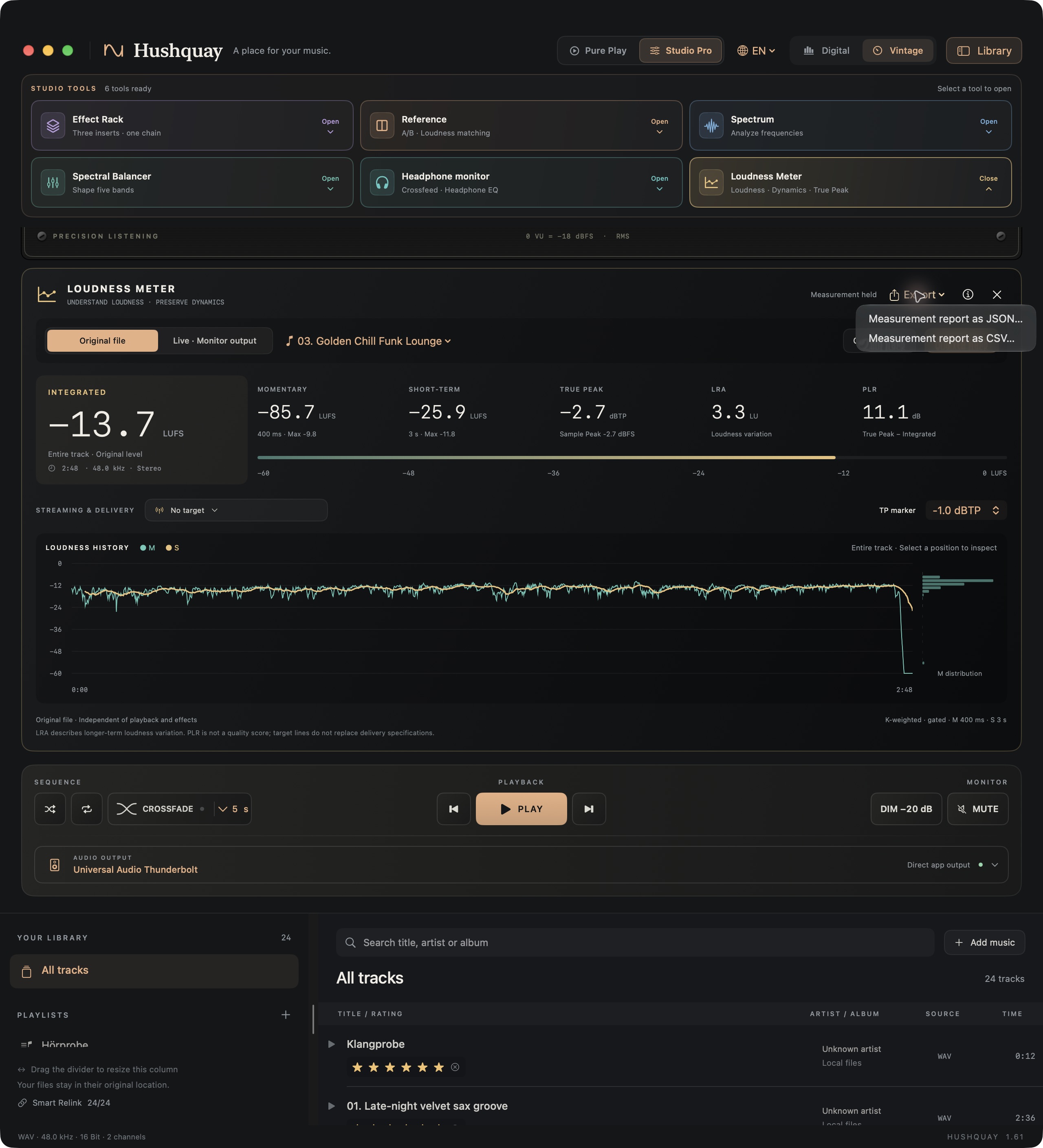 Measurement reports beyond screenshots